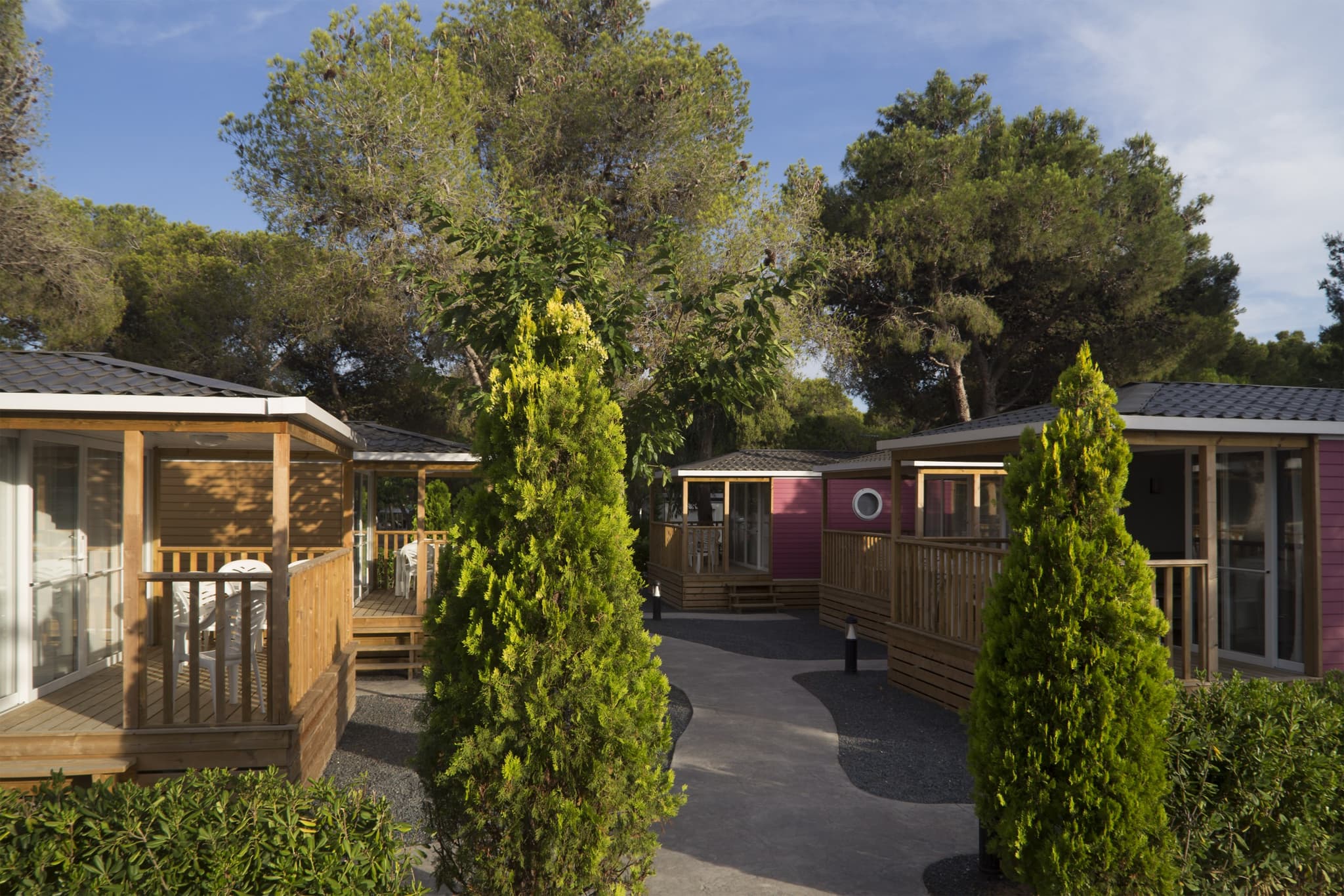 Bungalows y mobil-homes de Camping La Noria, camping familiar en Torredembarra, Costa Dorada